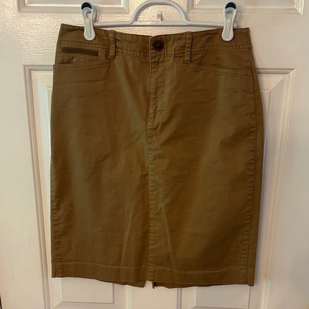 Lauren Ralph Lauren khaki Brown Pencil Skirt